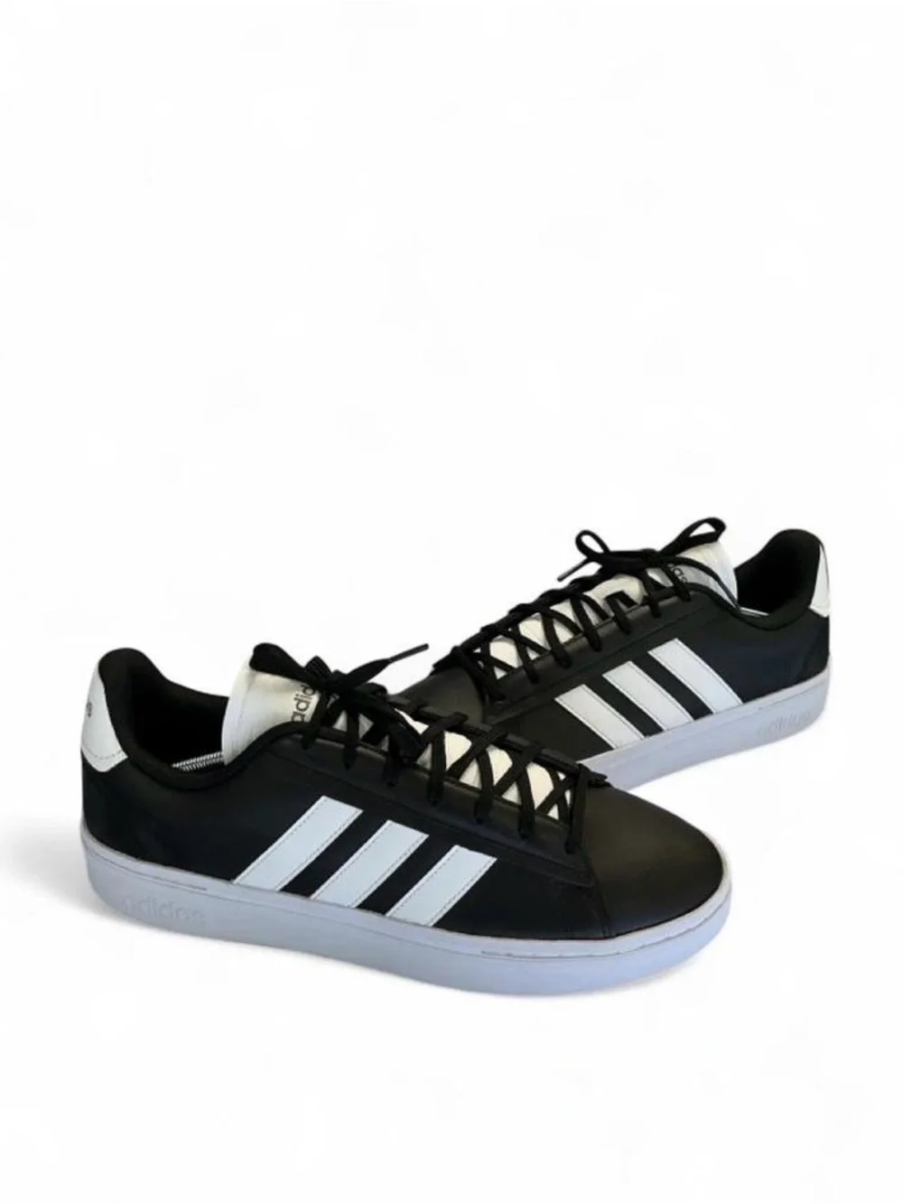 Adidas Grand Court Black & White Sneakers